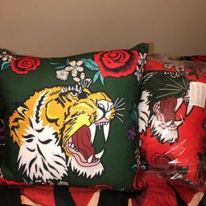 Nightshift throw pillows